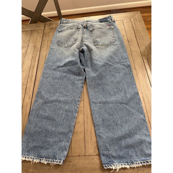 AMO Blue Straight Leg Jeans - Picture 4 of 5